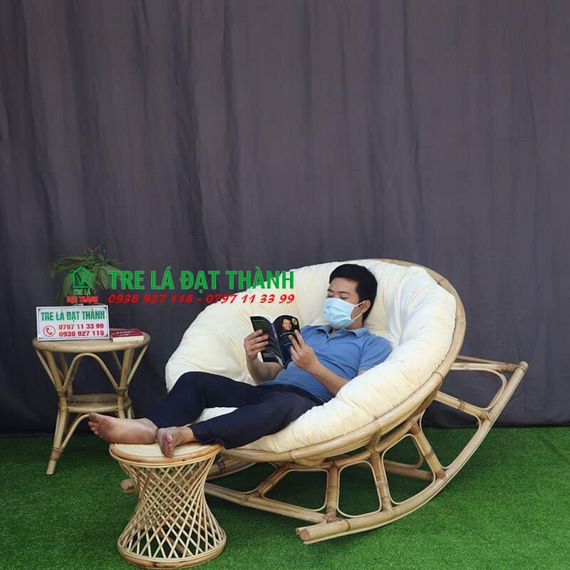 Ghế Mây Đọc Sách - GMDS006